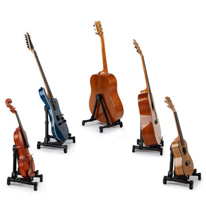 Foldbart instrumentstativ til guitar
