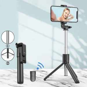 Bluetooth fjernbetjening Selfie Stick stativ