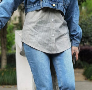 Kvinder høj talje falske top lavere feje