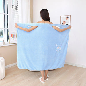 Hurtigtørrende, vandabsorberende badekåber