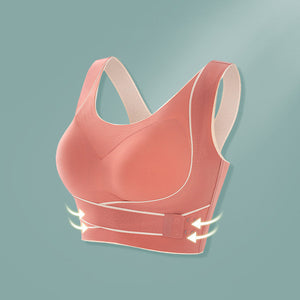 Vest BH med knap foran