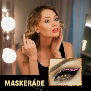 Vandtæt og genanvendelig eyeliner og øjenvipper klistermærke