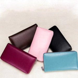 Multi-funktionel Aflang Pung med Kortholderfunktion