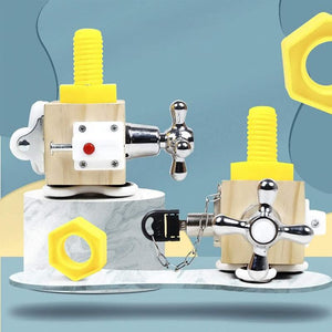 Småbørns travlt Montessori-legetøj