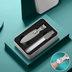 Negleklipper i rustfrit stål med ringlås