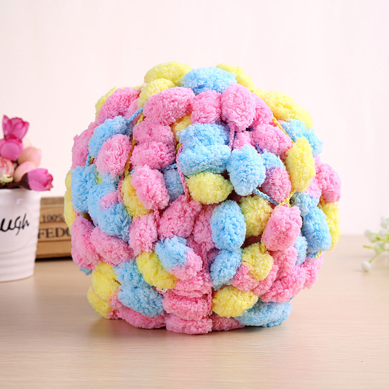 Vinter gør-det-selv flettet groft perleuld (6 STK)