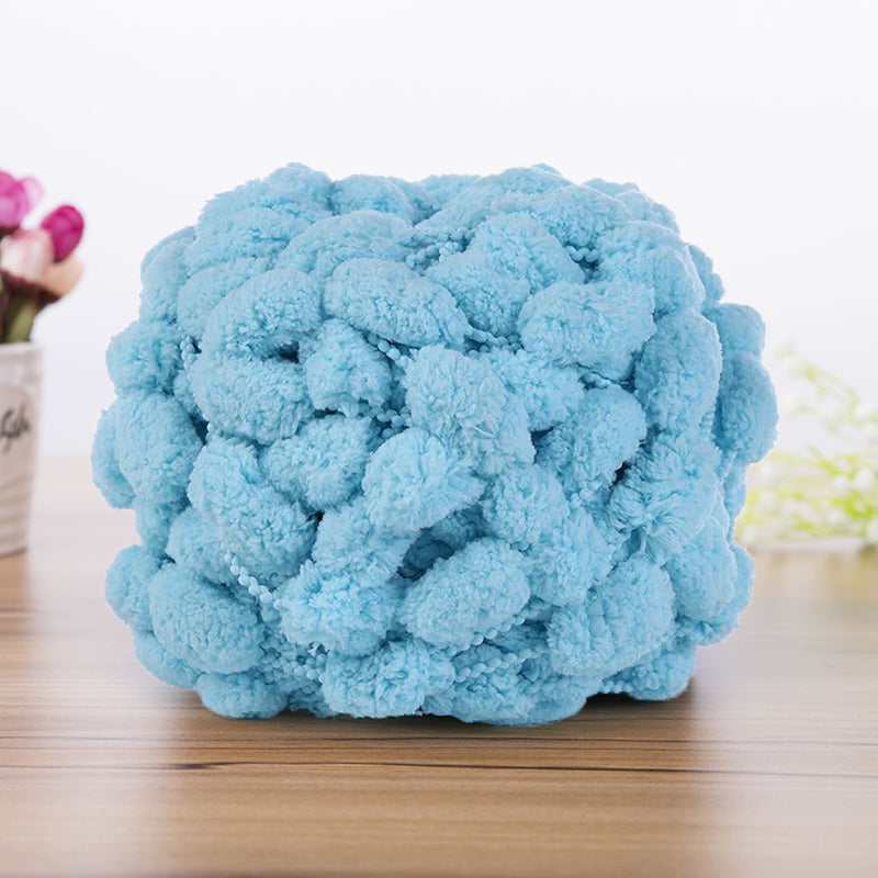 Vinter gør-det-selv flettet groft perleuld (6 STK)