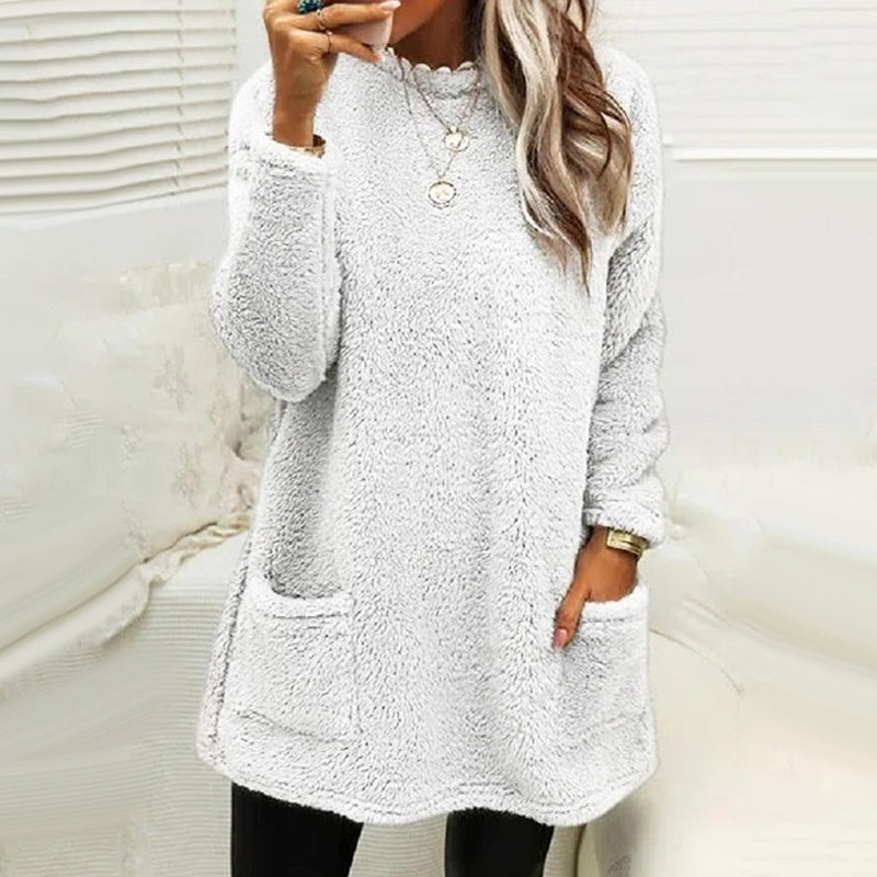 Afslappet varm top (Dame)