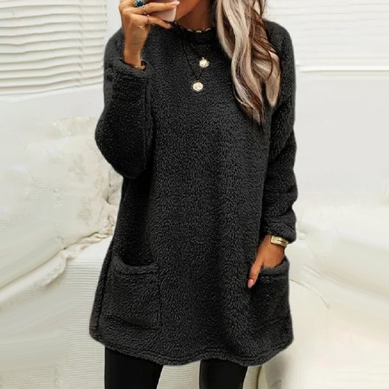 Afslappet varm top (Dame)