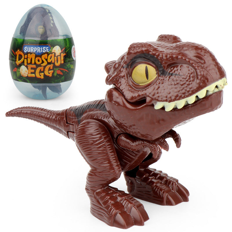 Fingerbidende Dinosaur-animeret actionfigurs legetøj