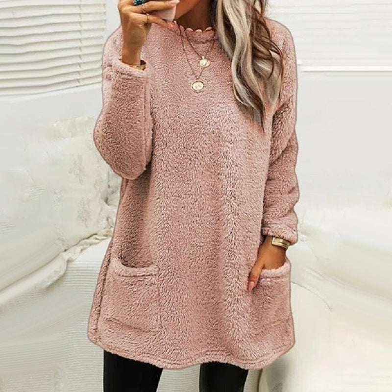 Afslappet varm top (Dame)