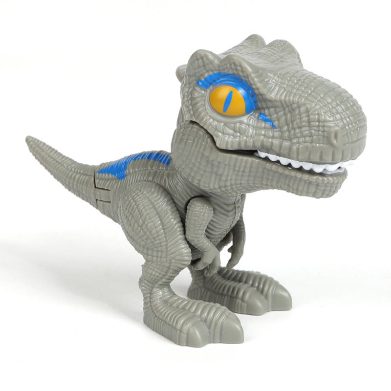 Fingerbidende Dinosaur-animeret actionfigurs legetøj