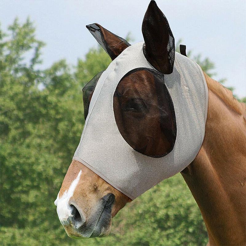 Maske til heste Anti-fly Mesh