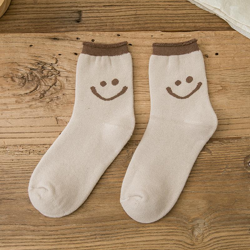 Skønne smiley sokker