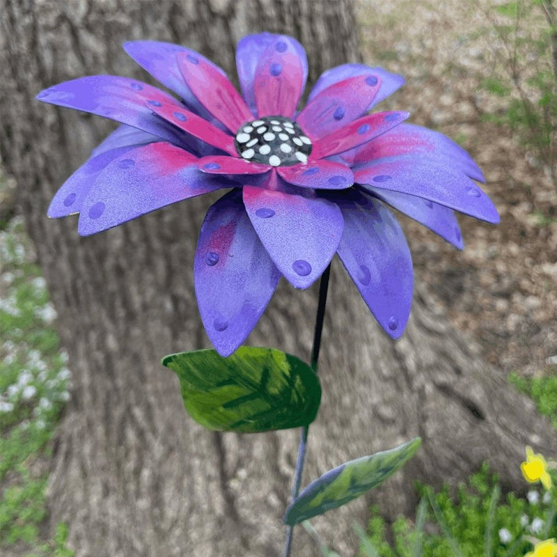 Blomsterhavedekoration i metal