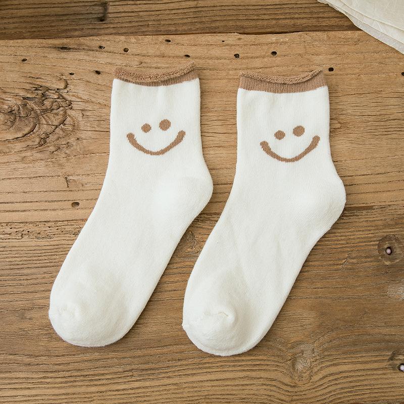 Skønne smiley sokker