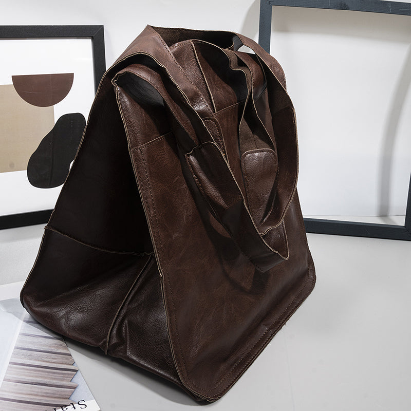 Kvinder Oversize Weekender læder håndtasker
