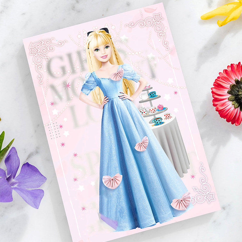 👗Magnetisk hæfte til prinsesse dukkepåklædning👸