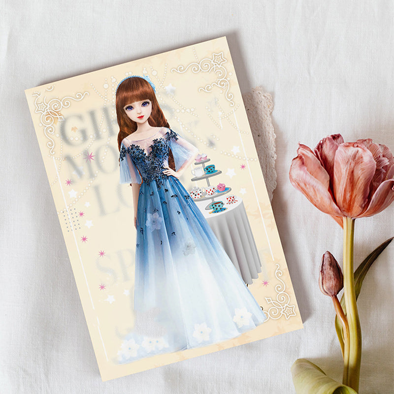 👗Magnetisk hæfte til prinsesse dukkepåklædning👸