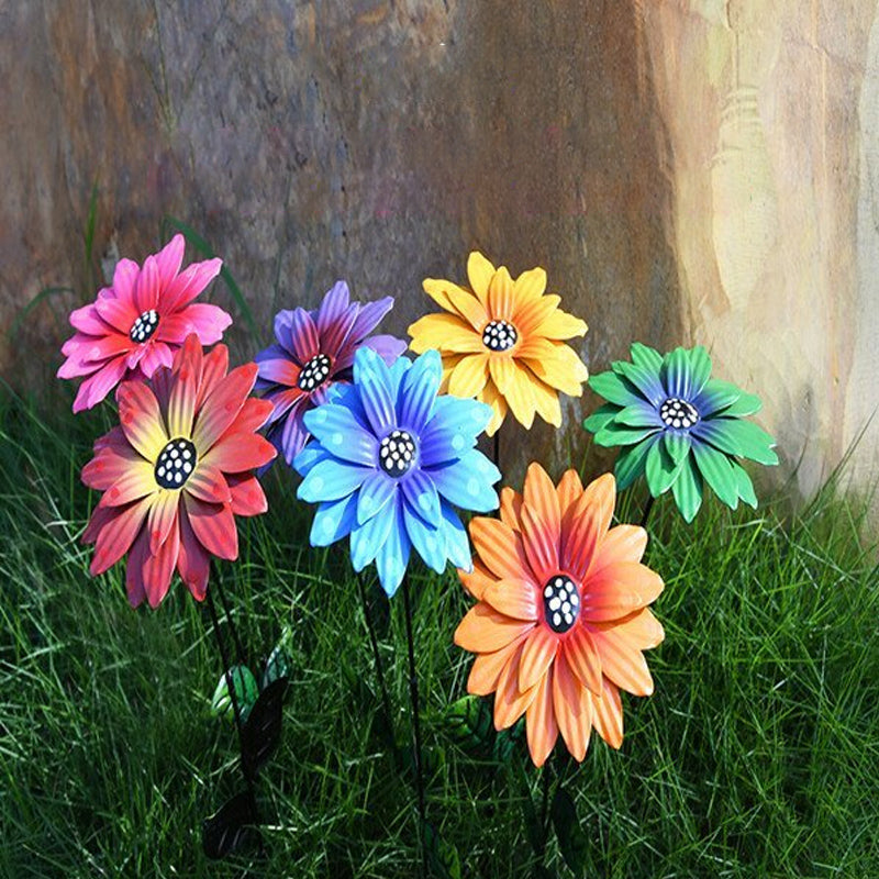 Blomsterhavedekoration i metal