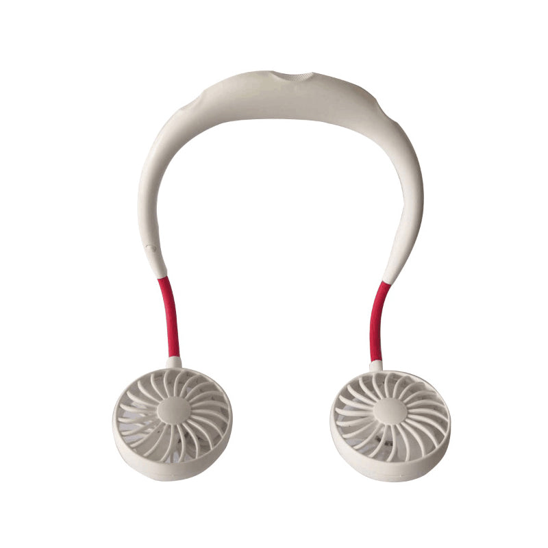 Genopladelige mini-halsventilatorer