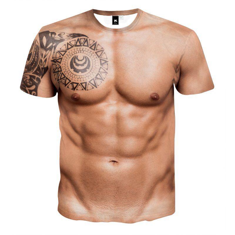 Muskel tatovering T-shirt
