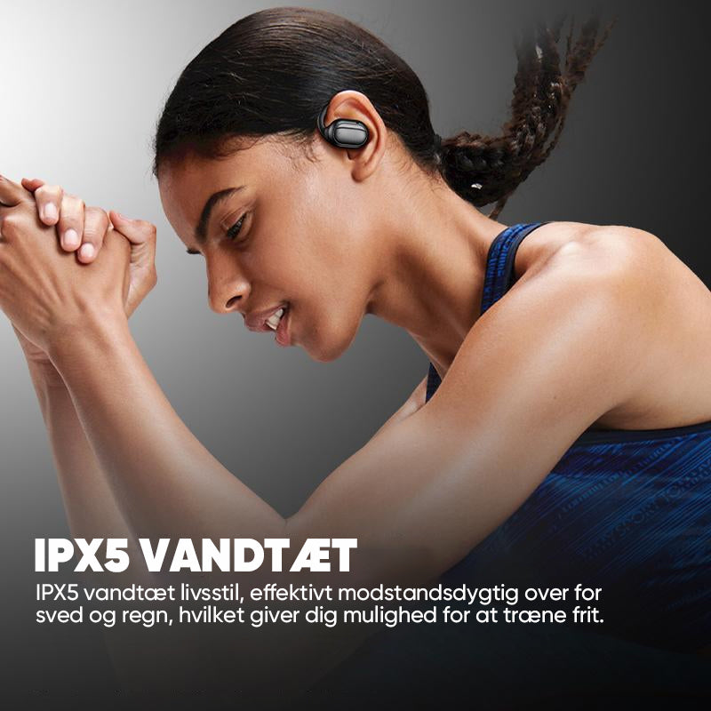Trådløse Bluetooth-øretelefoner med åbent øre-design