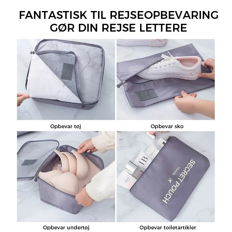 Oppbevaringspose for sortering av klær 6/7 deler sett