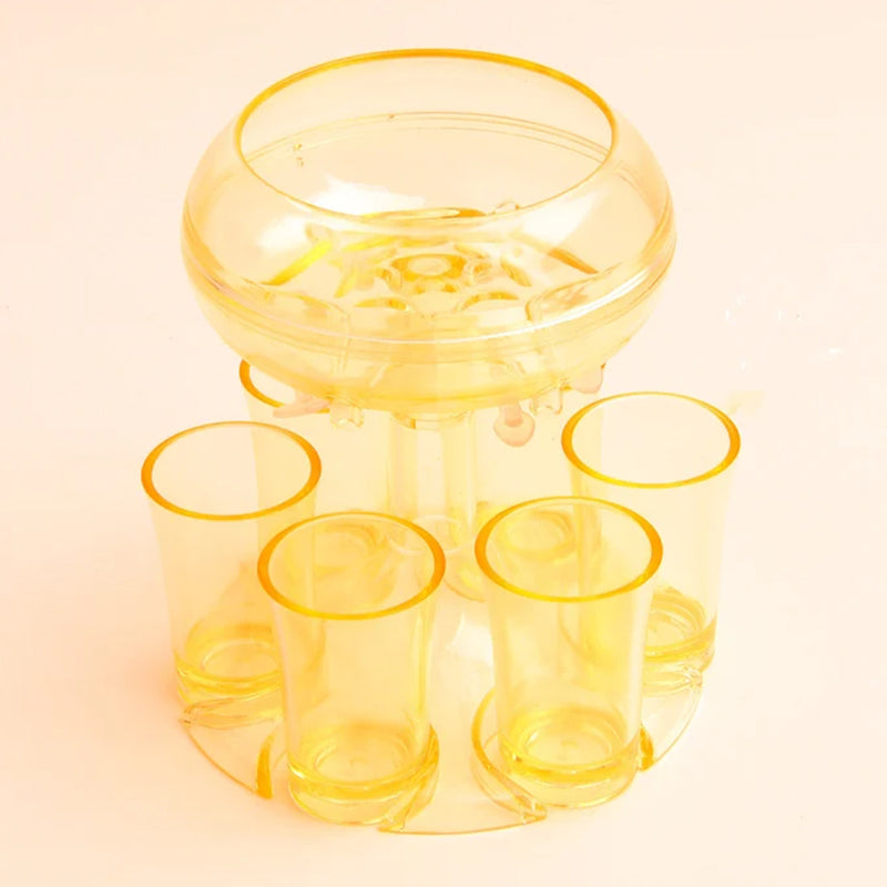 Dispenser og holder til 6 shotglas