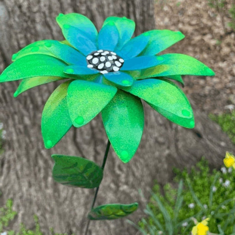Blomsterhavedekoration i metal