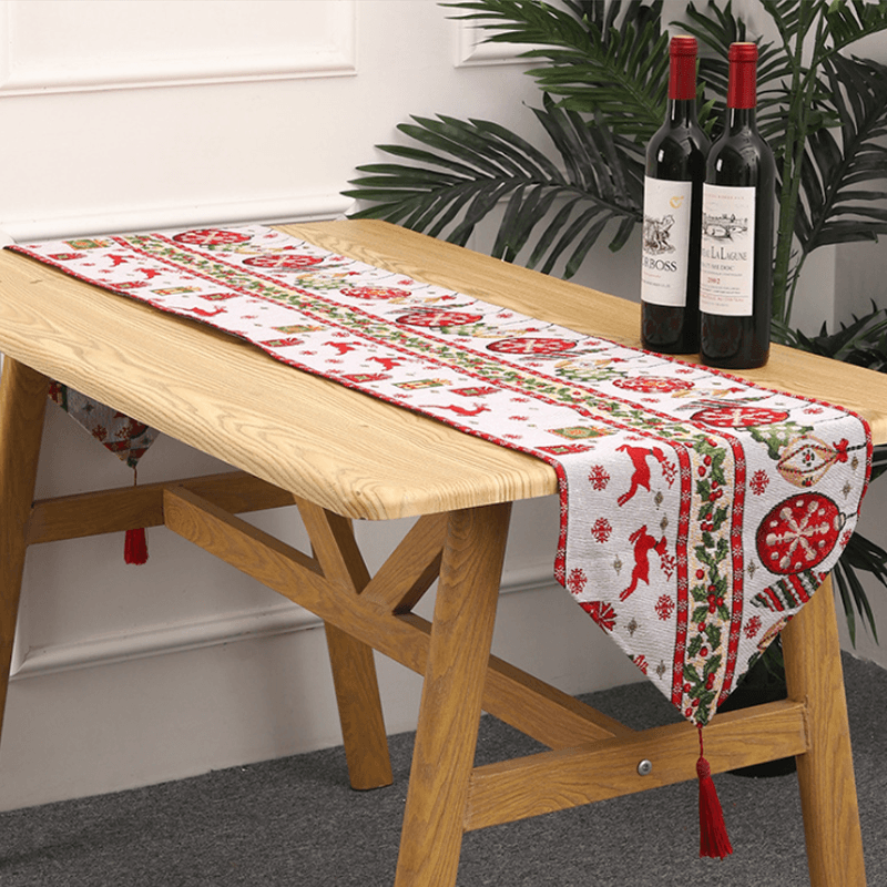 Håndlavet juledug dekoration