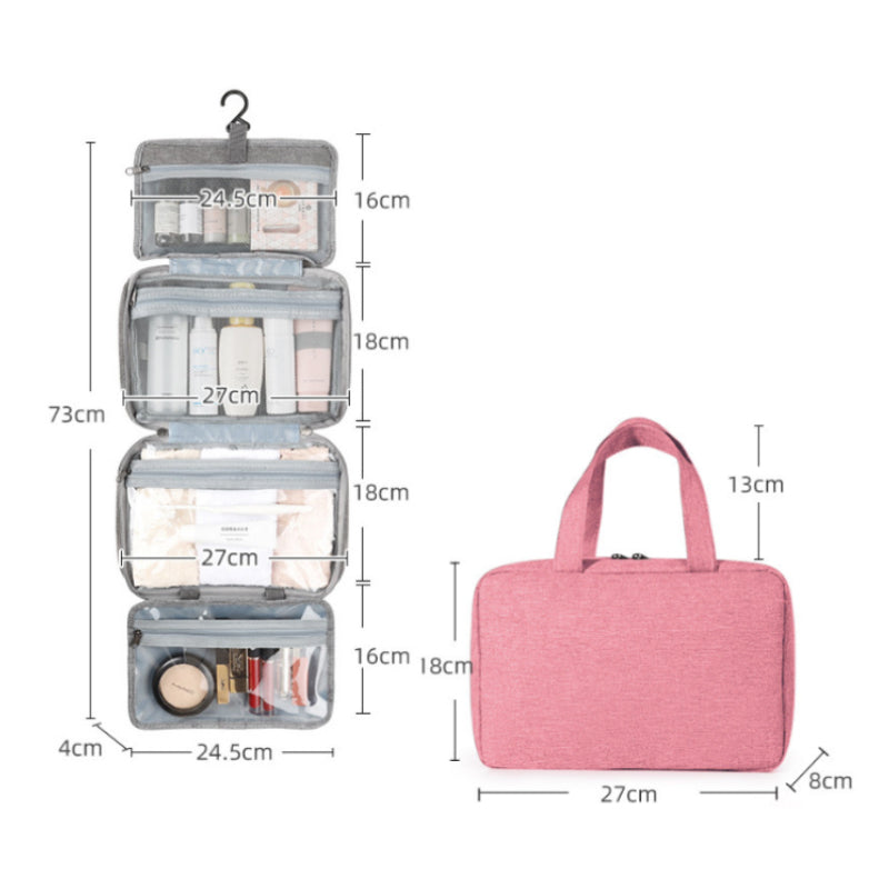 Perfect For Traveling - Toiletry Bag For Women With Hanging Hook