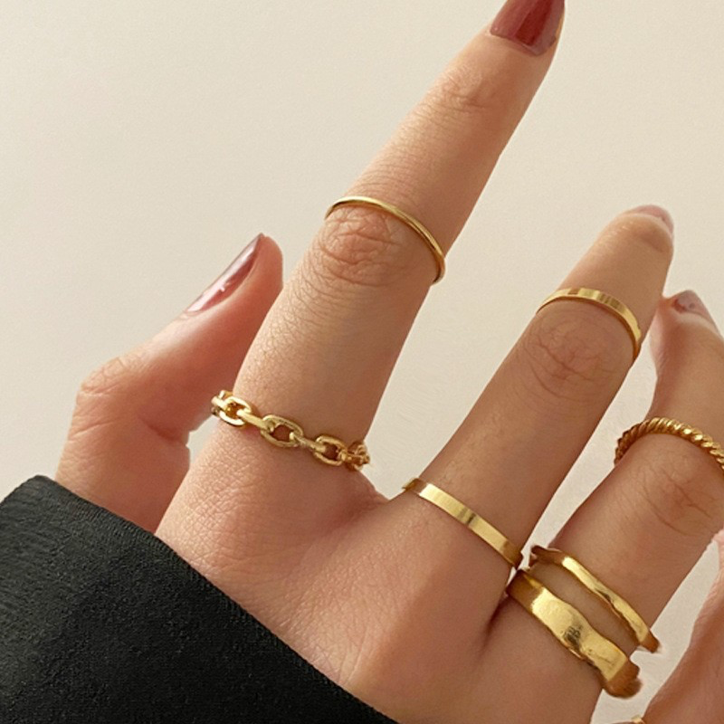 Stjerne måne ring sæt