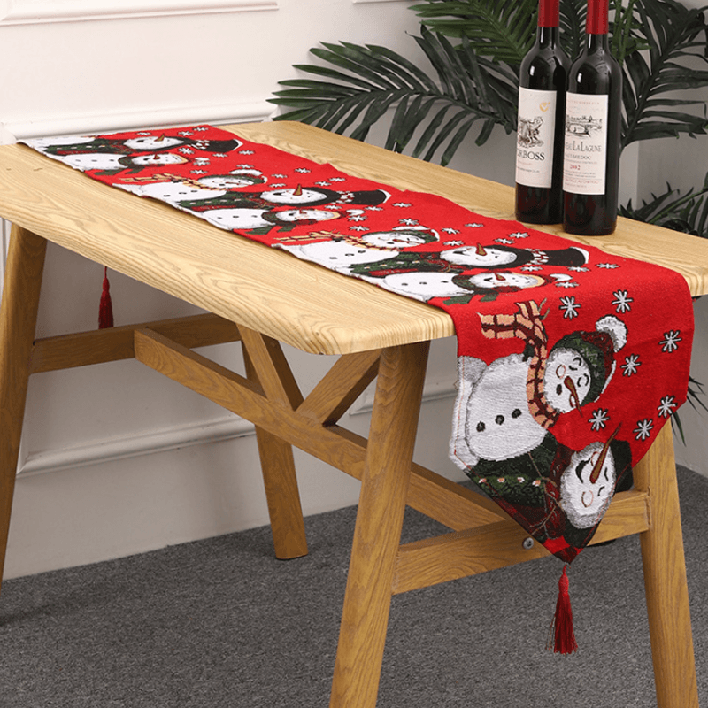 Håndlavet juledug dekoration