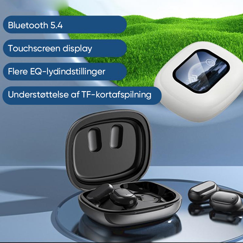 Trådløse Bluetooth-øretelefoner med åbent øre-design