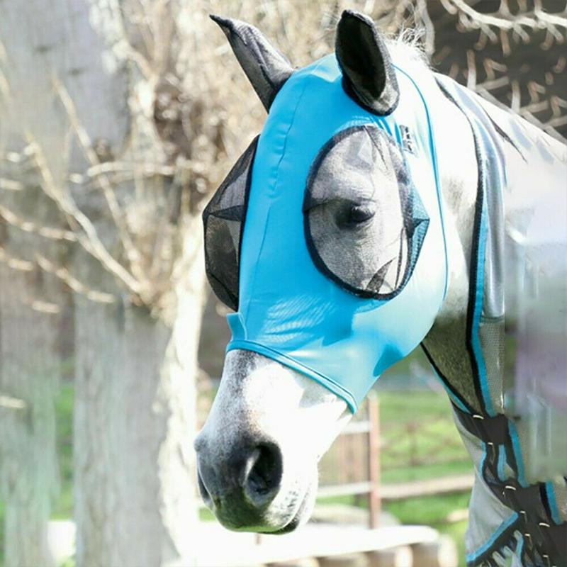 Maske til heste Anti-fly Mesh