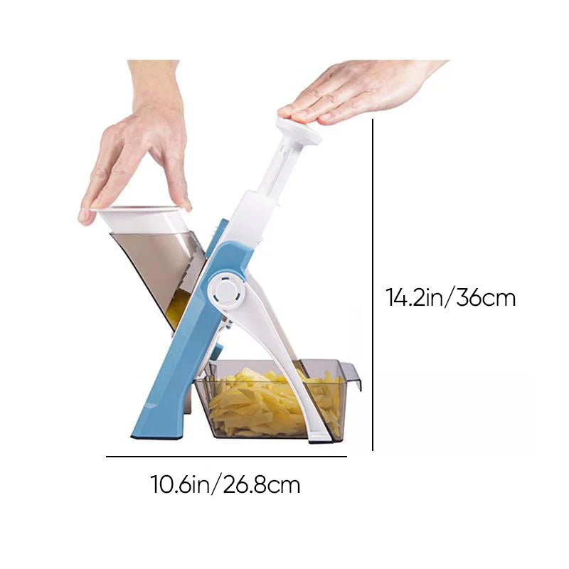 Multifunktionel sikker grøntsagsskærer