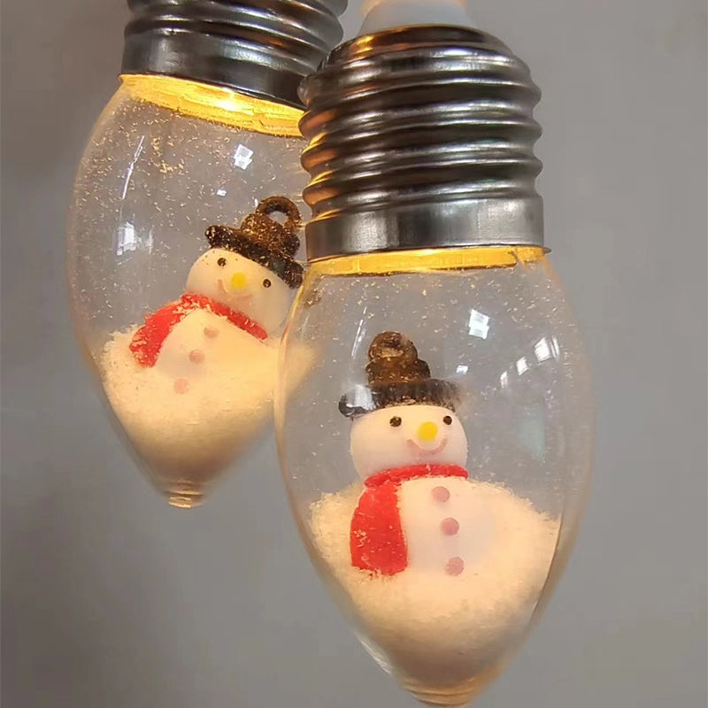 LED lyskæde med søde julemotiver