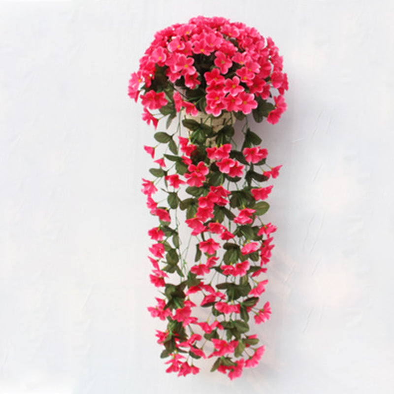 Kunstig blomsterkurv til ophængning