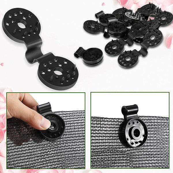 Plastikklemmer til skyggepresenning