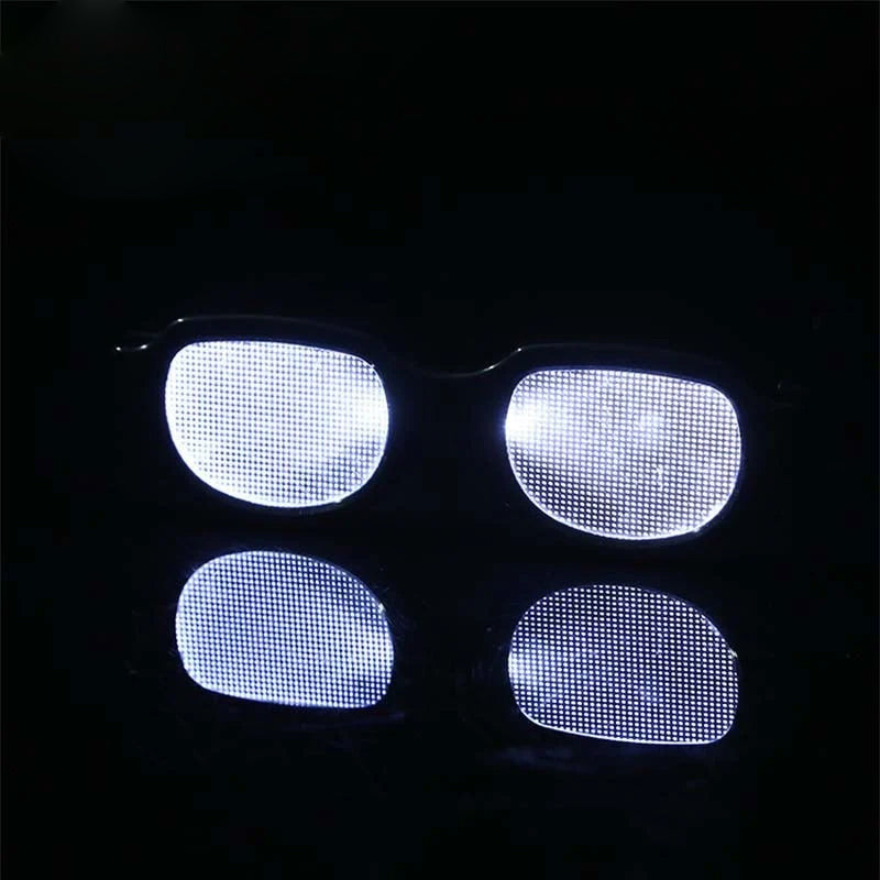 Lysende LED briller
