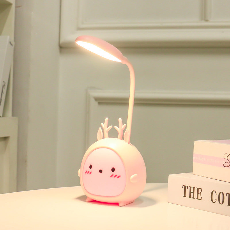 USB farverig LED læselampe