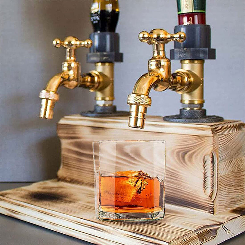 Spiritus Whisky dispenser i massivt træ