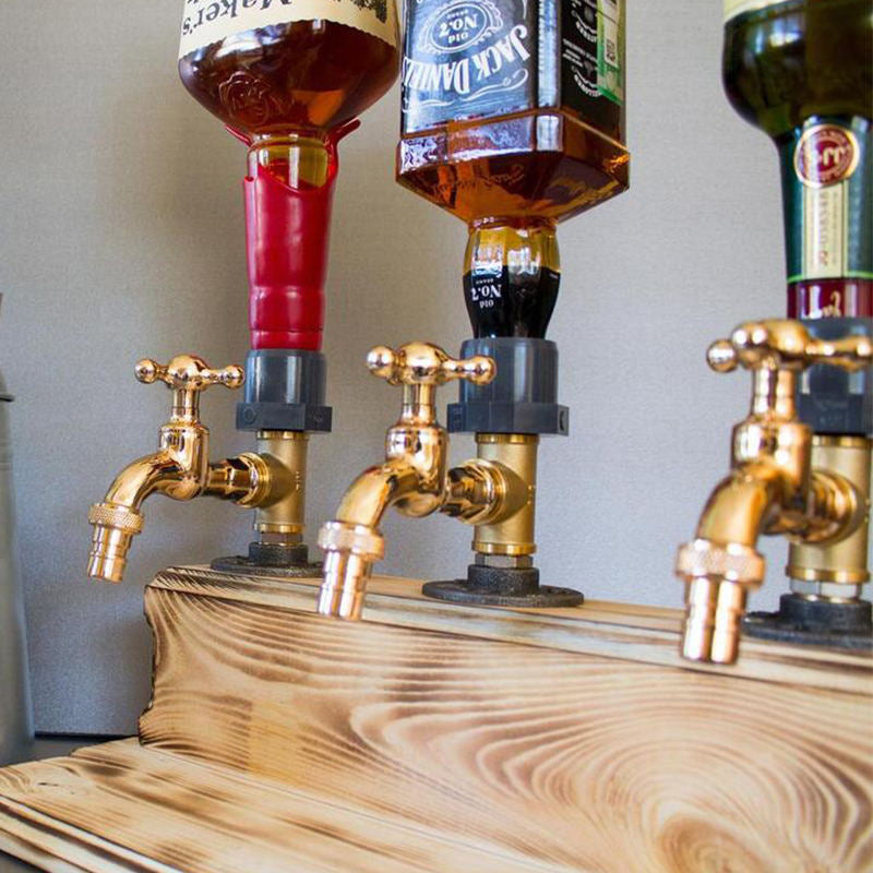 Spiritus Whisky dispenser i massivt træ
