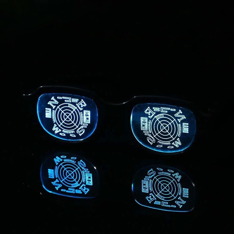 Lysende LED briller