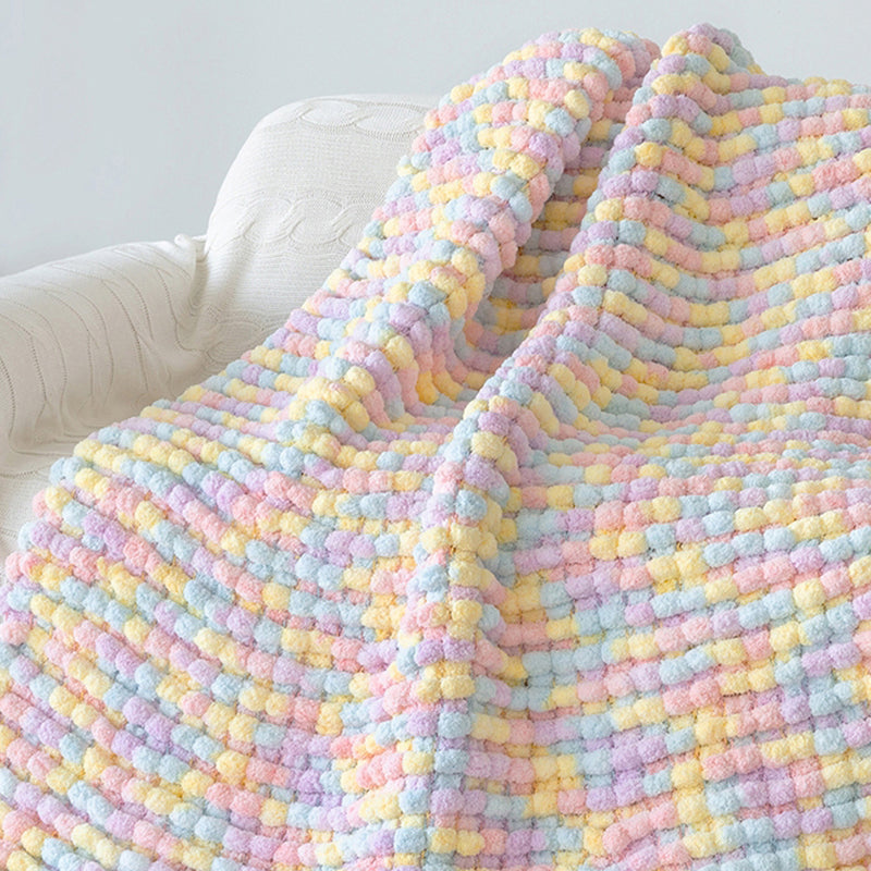 Vinter gør-det-selv flettet groft perleuld (6 STK)