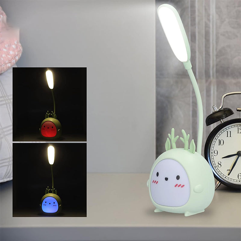 USB farverig LED læselampe