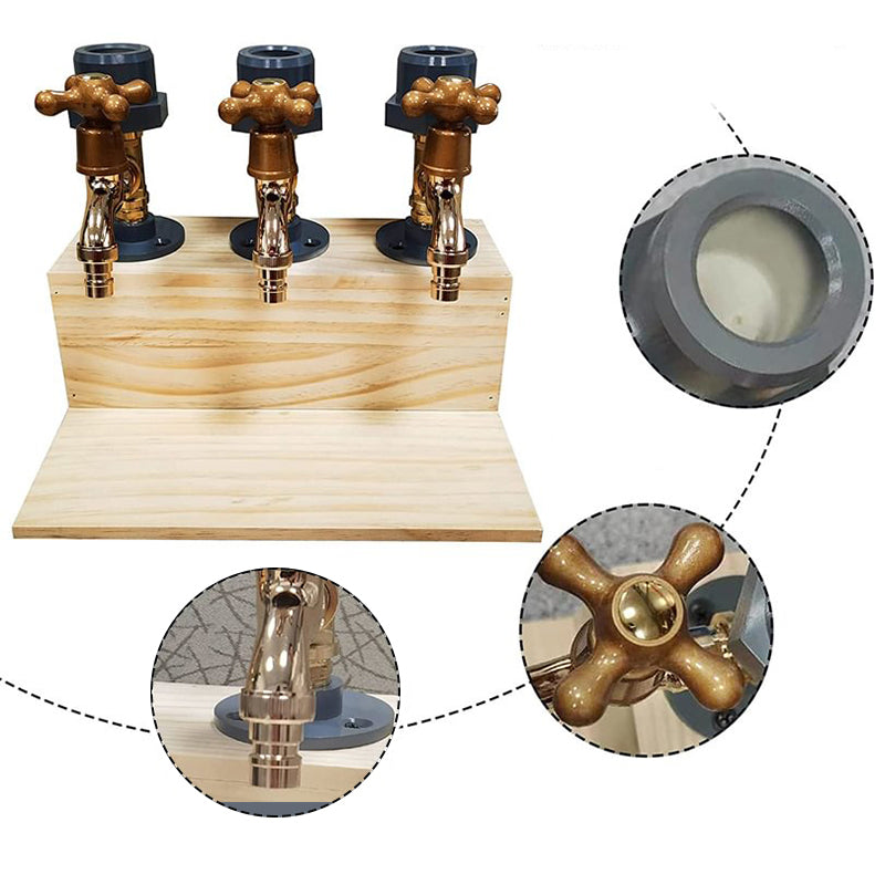 Spiritus Whisky dispenser i massivt træ