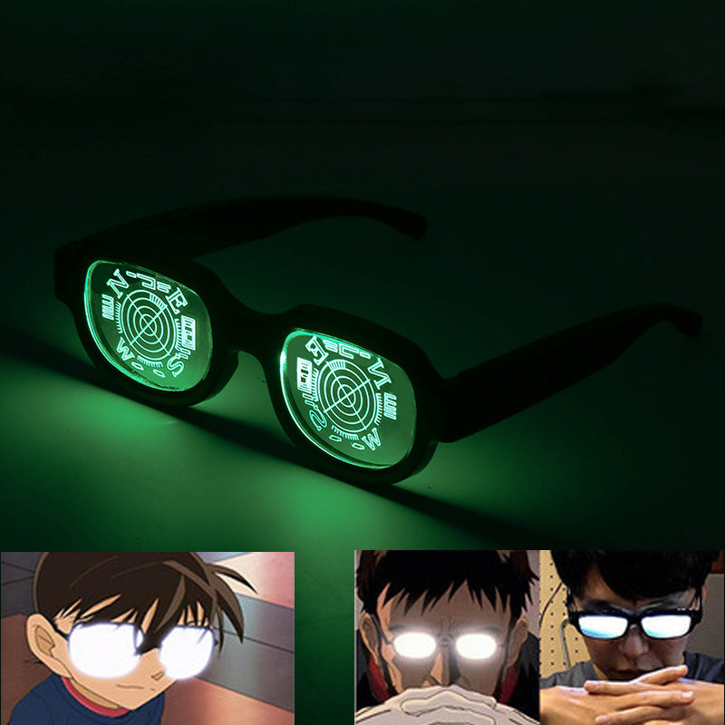 Lysende LED briller