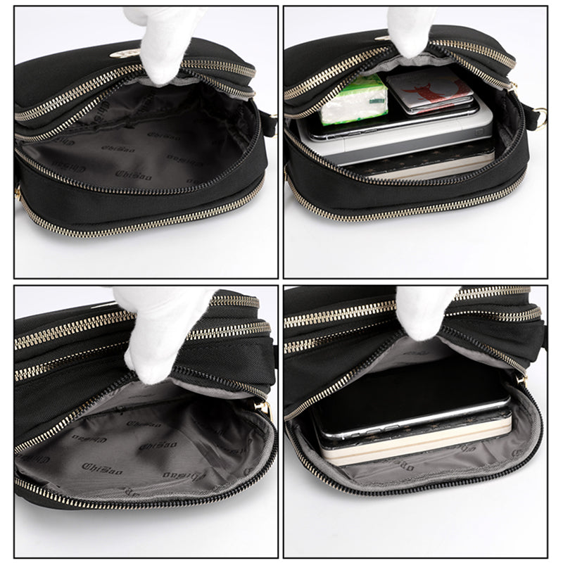 Nylon Oxford stof en skulder crossbody taske